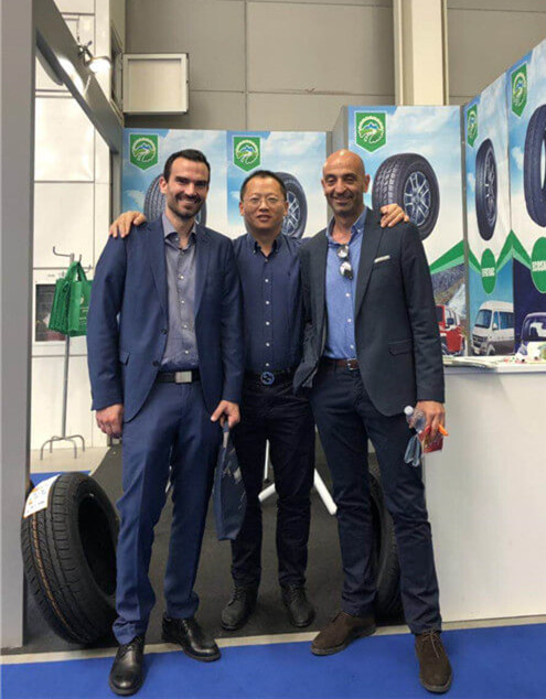 Keluck Tyre on ITALY Autopromotec Bologna