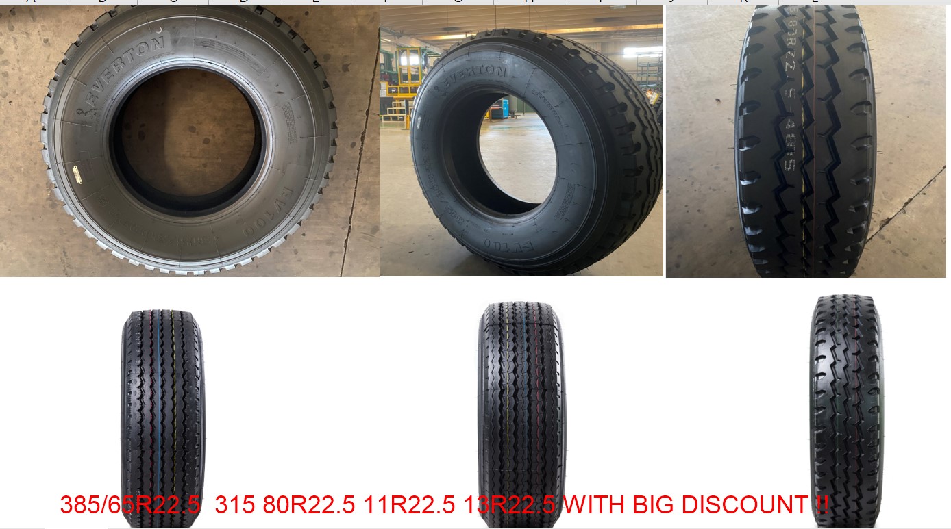 EVERTON TRUCK TYRES WITH BIG DISCOUNT